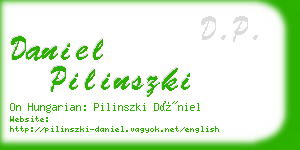 daniel pilinszki business card